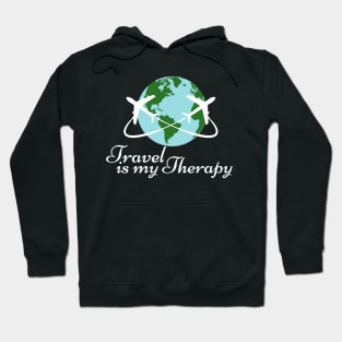 Travel Is My Therapy Hoodie